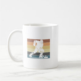 Wintersporteihockey lustiges Schlammdesign Kaffeetasse