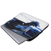 Wintersportgeschenk für Snowboarder Laptopschutzhülle (Vorne Knopf)