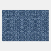 Wintersportler-Geometrie Geschenkpapier Set (Vorderseite 3)