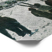 Wintersportort im Charleston Mountain Poster (Ecke)