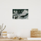 Wintersportort im Charleston Mountain Poster (Küche)