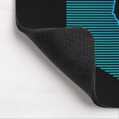 Wintersportsnowboard für Damen Mousepad (Ecke)