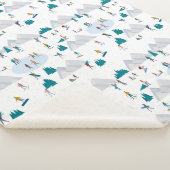 Wintersporturlaub Fun Muster Sherpadecke (3/4)