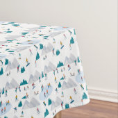 Wintersporturlaub Fun Muster Tischdecke (Beispiel)