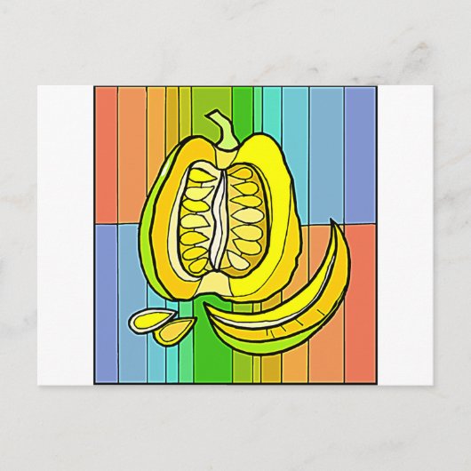 WinterSquash Postkarte (Vorderseite)