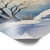 Winterstadt Print Fotodruck (Ecke)