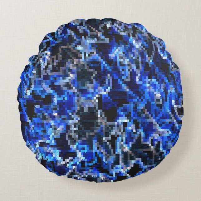 Winterstadt...... Rundes Kissen (Vorderseite)