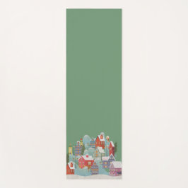 Winterstadt Weihnachten Yogamatte