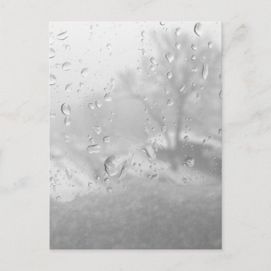 Winterstadtfenster Postkarte (Vorderseite)