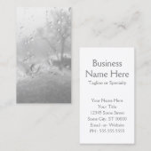 Winterstadtfenster Visitenkarte (Vorne/Hinten)