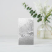 Winterstadtfenster Visitenkarte (Stehend Vorderseite)