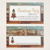 Winterstall, Weihnachts-Raffle-Ticket (Vorne & Hinten)