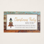 Winterstall, Weihnachts-Raffle-Ticket (Vorderseite)