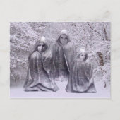 Winterstatuen Postkarte (Vorderseite)