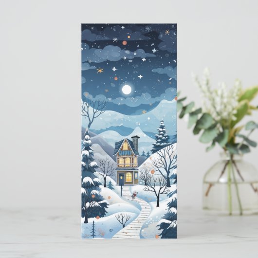 Wintersternkarte (Stehend Vorderseite)