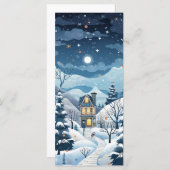 Wintersternkarte (Vorne/Hinten)