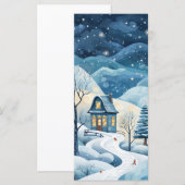 Wintersternkarte (Vorne/Hinten)