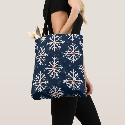 Winterstil der Schneeflocke Tasche (Von Nahem)