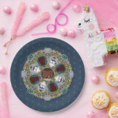 Winterstil-Papierplatte Pappteller (Party)