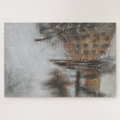 Winterstille am Fenster Puzzle (Horizontal)