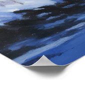 Winterstille am Fluss Frozen Havel Poster (Ecke)
