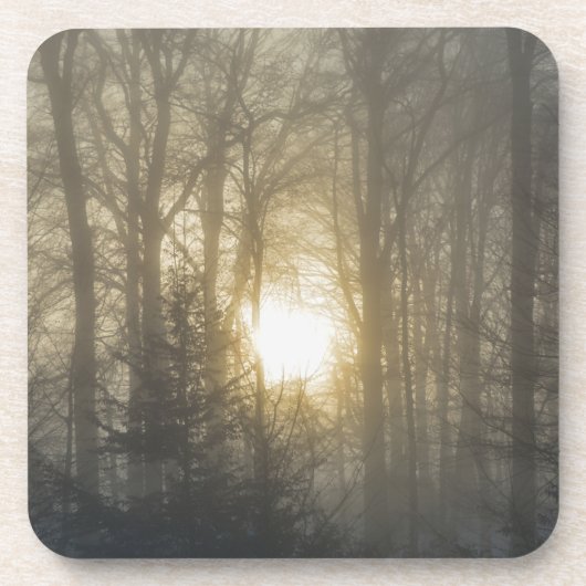 Winterstimmung Getränkeuntersetzer (Vorderseite)