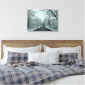 Winterstraße Leinwanddruck (Insitu (Schlafzimmer))