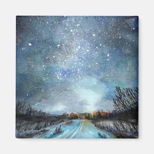 Winterstraße Magnet (Vorne)