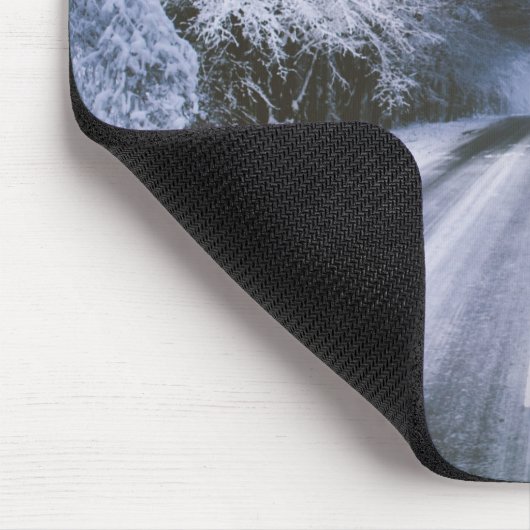 Winterstraße Mousepad (Ecke)