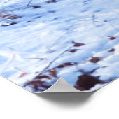 Winterstraße Poster (Ecke)