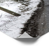 Winterstraße Poster (Ecke)