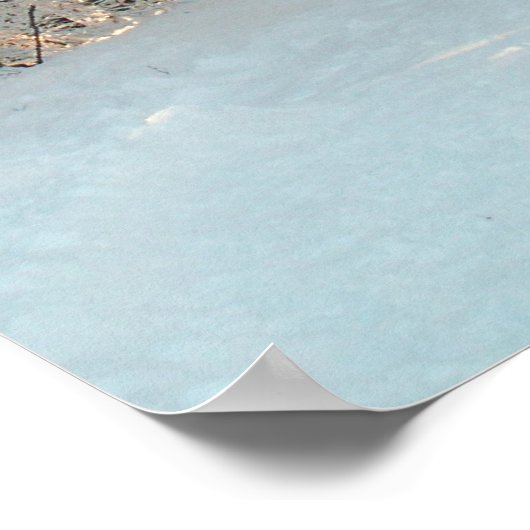 Winterstraße Poster (Ecke)