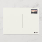 Winterstraße Postkarte (Rückseite)