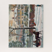 Winterstraße Puzzle (Vertikal)