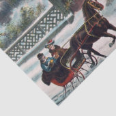 Winterstraße Seidenpapier (Detail)