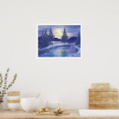 Winterstrom III Poster (Küche)