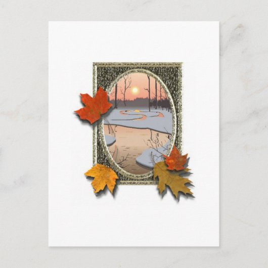 Winterstrom Postkarte (Vorderseite)