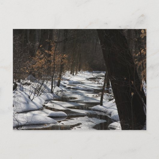 Winterstrom-Postkarte Postkarte (Vorderseite)