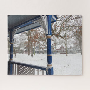 Wintersturm in Hütte City - Martha's Vineyard Puzzle