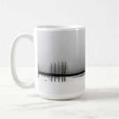 Wintersturm in Island Kaffeetasse (Links)