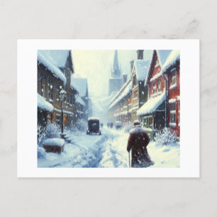 Wintersturm, Postkarte