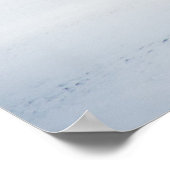 Wintersturmlandschaft Poster (Ecke)