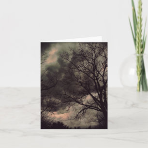 Wintersturmnotecard Karte