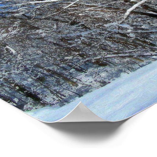 Wintersturmöl Poster (Ecke)