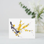 Wintersüße Farbe und Aquarellmalerei Postkarte (Stehend Vorderseite)