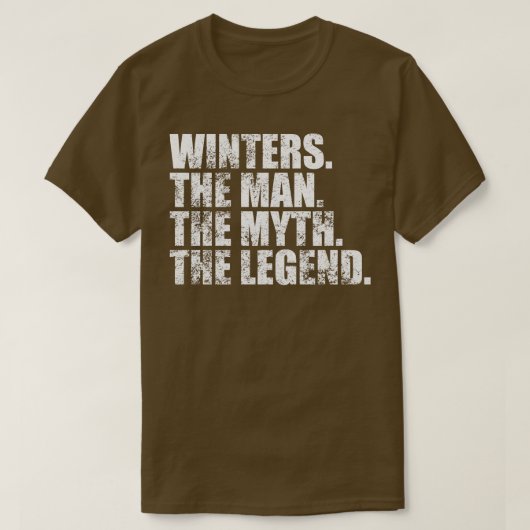 WintersWinters Familienname Winters Nachname Winte T-Shirt (Design vorne)