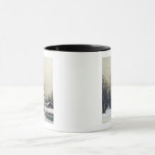 Winterszene, 19. Jahrhundert Tasse (Zentrum)