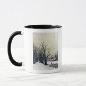 Winterszene, 19. Jahrhundert Tasse (Links)
