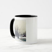 Winterszene, 19. Jahrhundert Tasse (Vorderseite Links)
