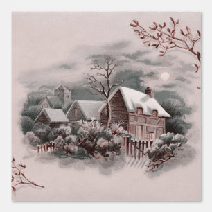 Winterszene A Tapete